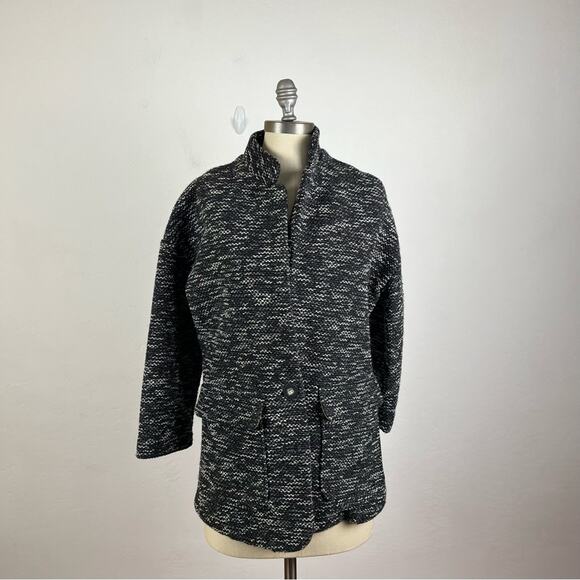 Anthropologie Elevenses Tweed Marble Jacket - Picture 1 of 7